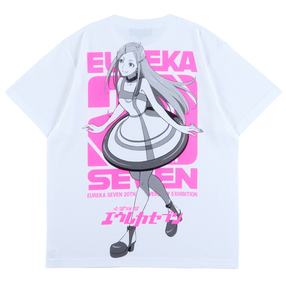 エウレカセブン/20周年記念展 アネモネ Tシャツ/ホワイト｜墓場の画廊