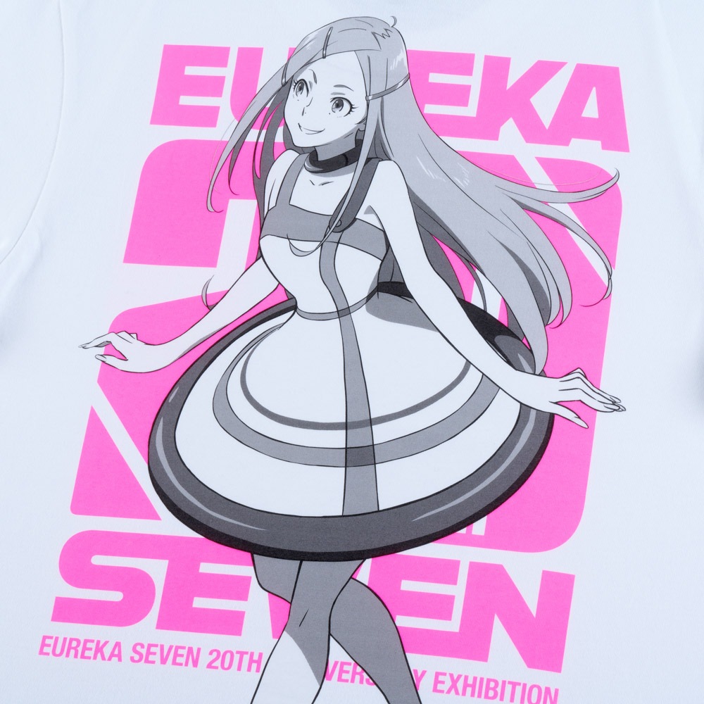 エウレカセブン/20周年記念展 アネモネ Tシャツ/ホワイト｜墓場の画廊