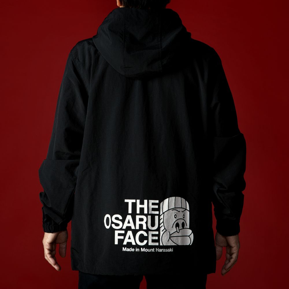 モンモンモン/THE OSARU FACE アノラックパーカー（モンモン