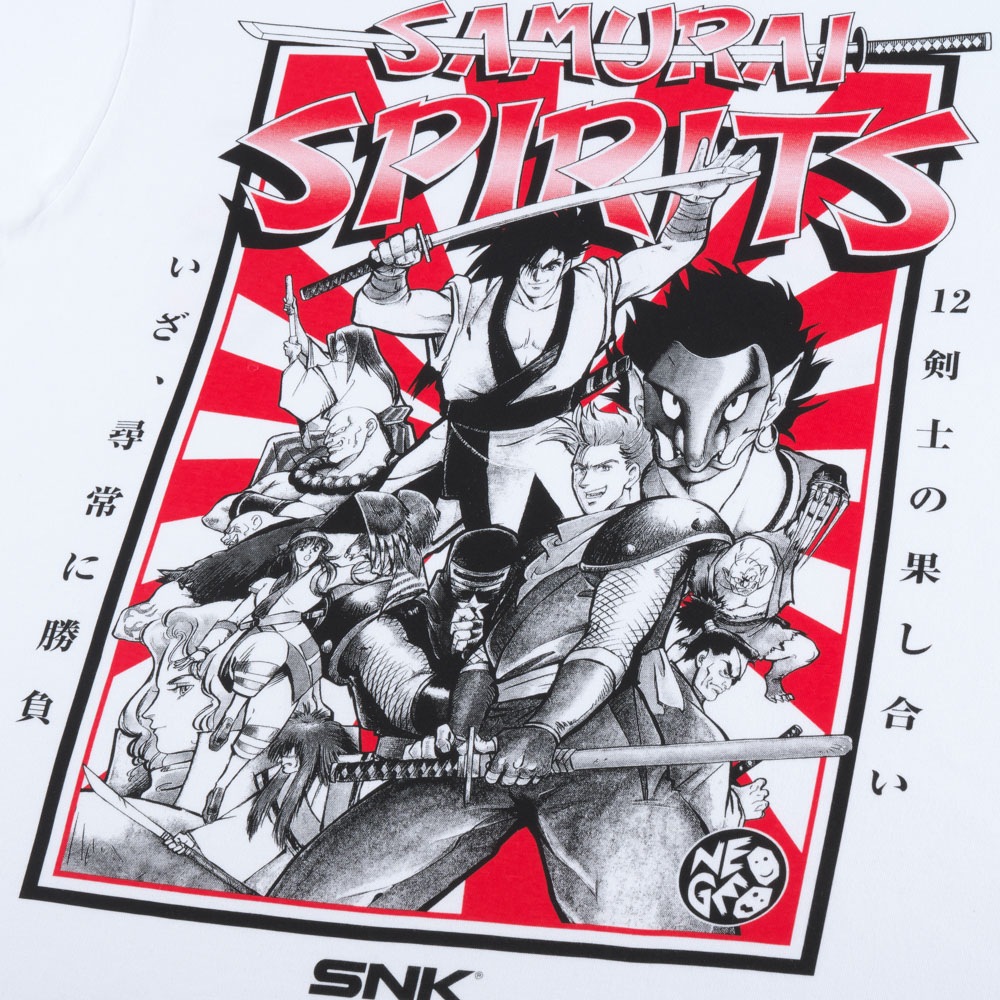 SNK/サムライスピリッツ Tシャツ/ホワイト｜墓場の画廊ONLINE STORE