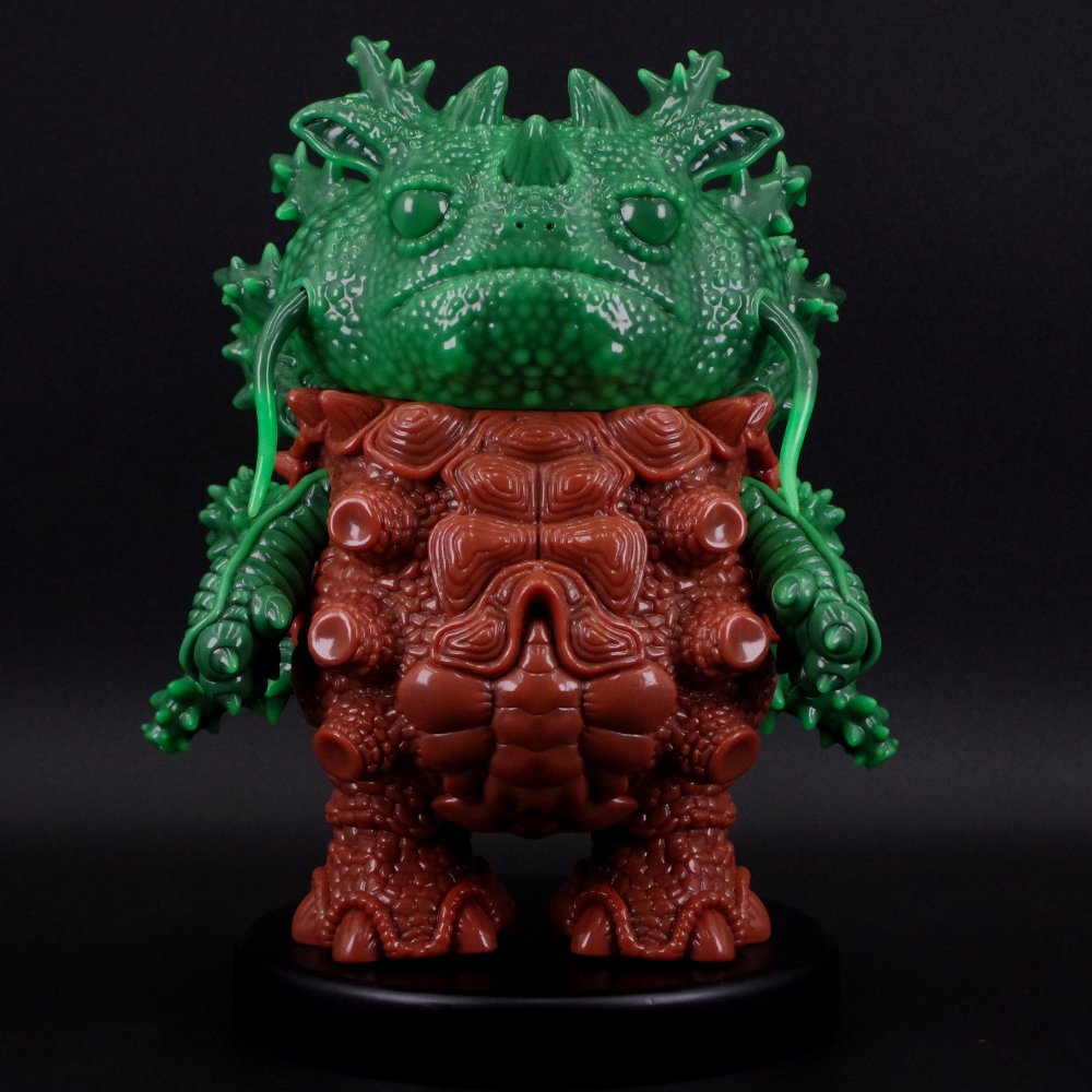 ソフビ/BODA/ボーボードラゴン/グリーンブラウン｜墓場の画廊ONLINE STORE