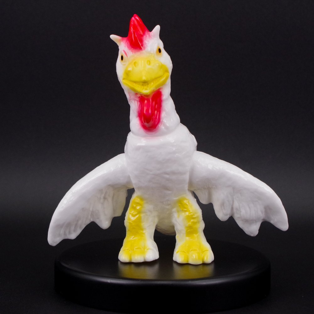 ソフビ/アマプロ/白色怪獣レグホン&フライドエッガー｜墓場の画廊