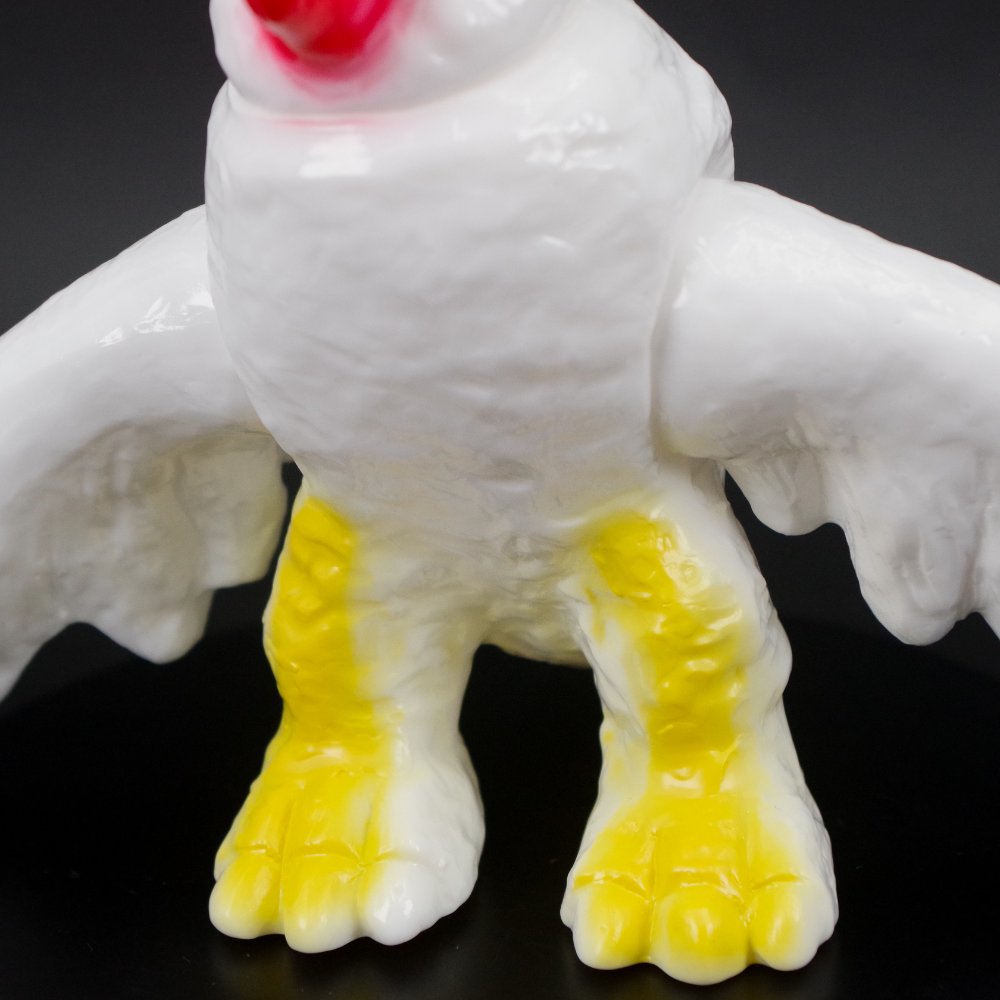 ソフビ/アマプロ/白色怪獣レグホン&フライドエッガー｜墓場の画廊