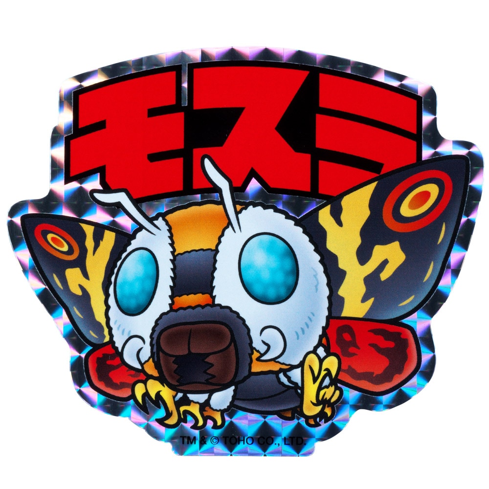 モスラ/デフォルメ モスラ 耐水ステッカー｜墓場の画廊ONLINE STORE