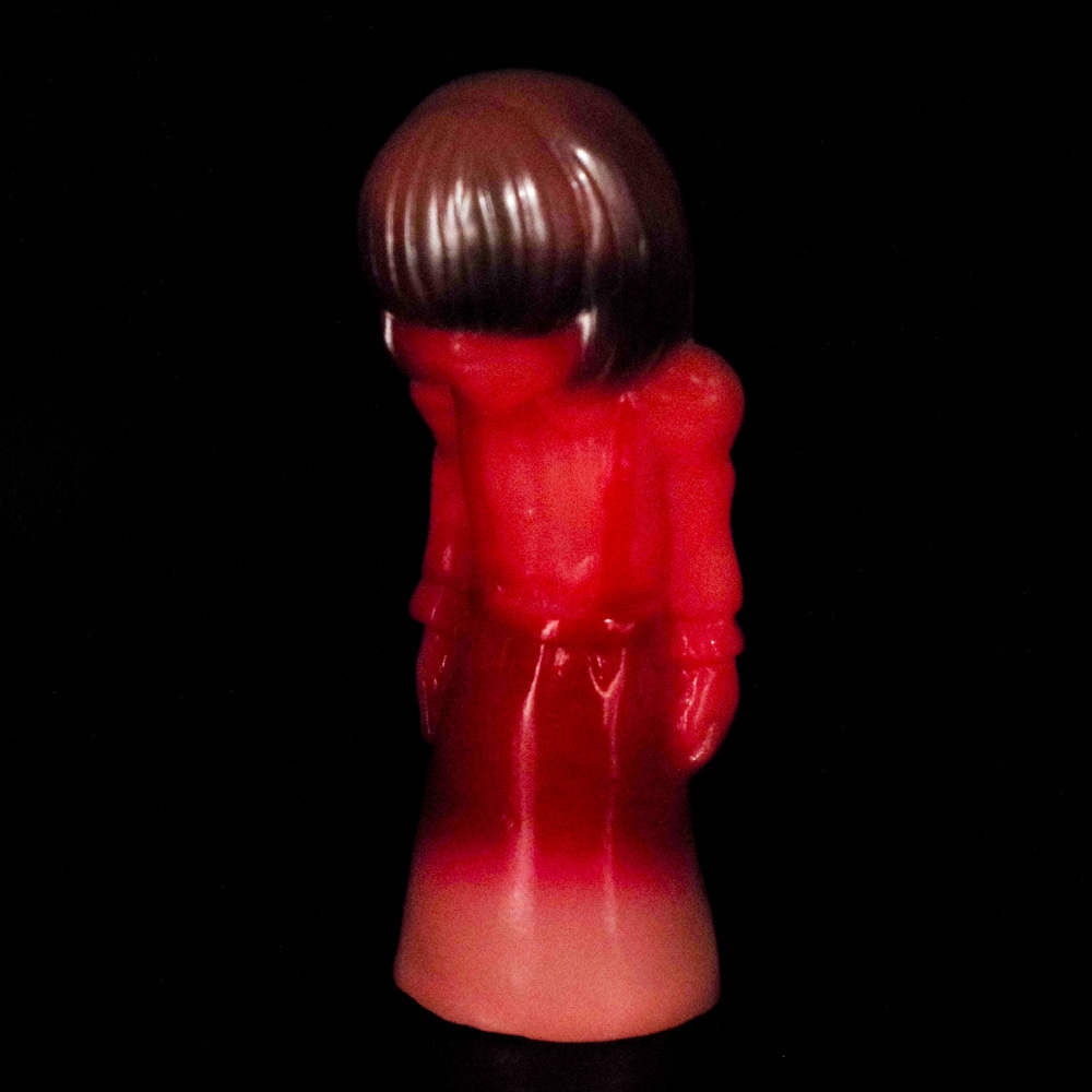 ソフビ/ヒカリトイズ/トイレの花子さん/赤蓄光｜墓場の画廊ONLINE STORE