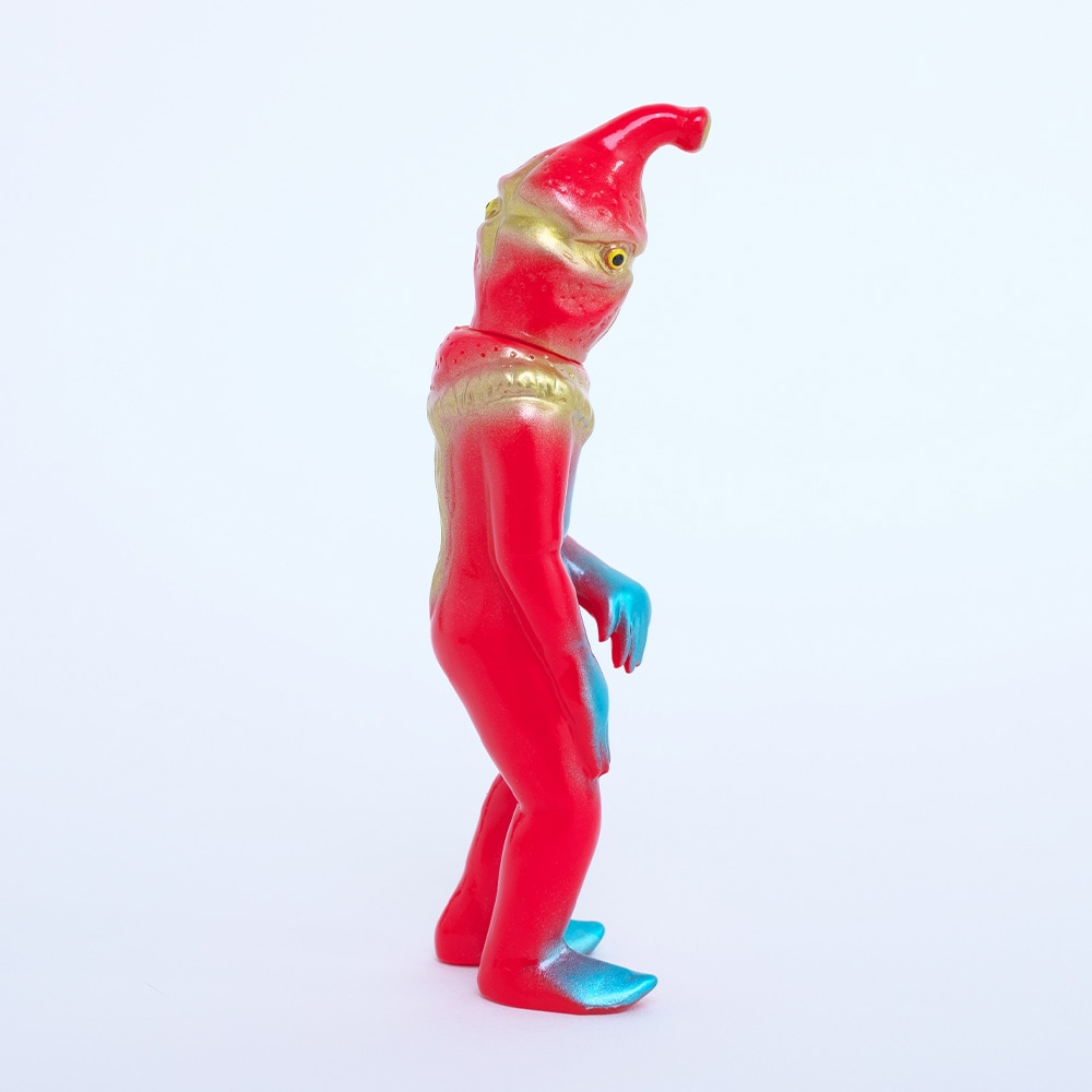 ウルトラQ ケムール人 遊戯セット 1996年 ソフビ】【U.S.TOYS】PB ケムール人&パトカー 追跡セット