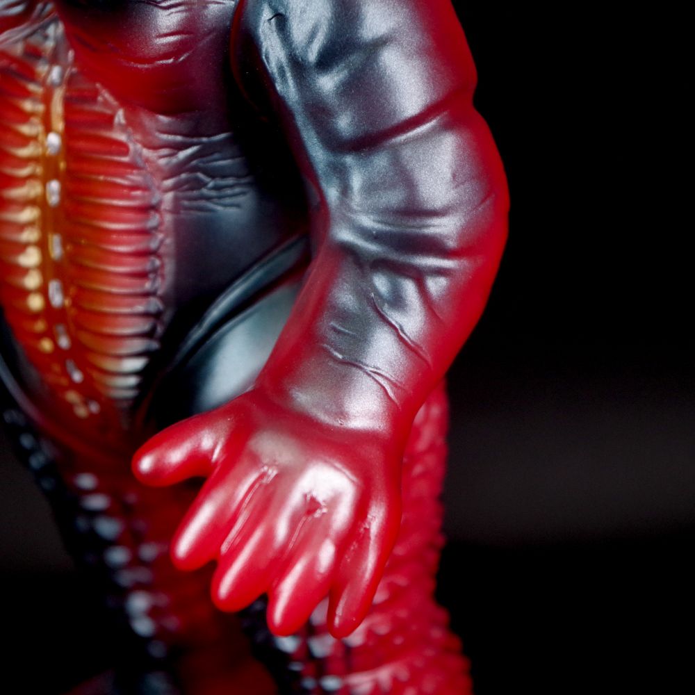 ブルマァク ソフビ メフィラス星人 復刻版 レッド BULLMARK ブルマァク BULLMARK /ソフビ メフィラス星人/レッド｜墓場の