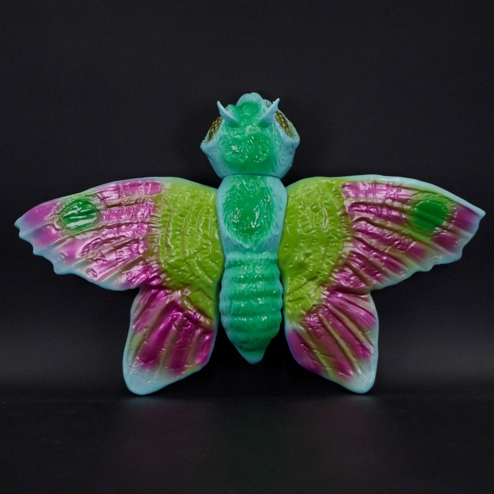 ソフビ/マルサン/モスラ 450/ブルマァクオマージュ水色成型 Ver.｜墓場