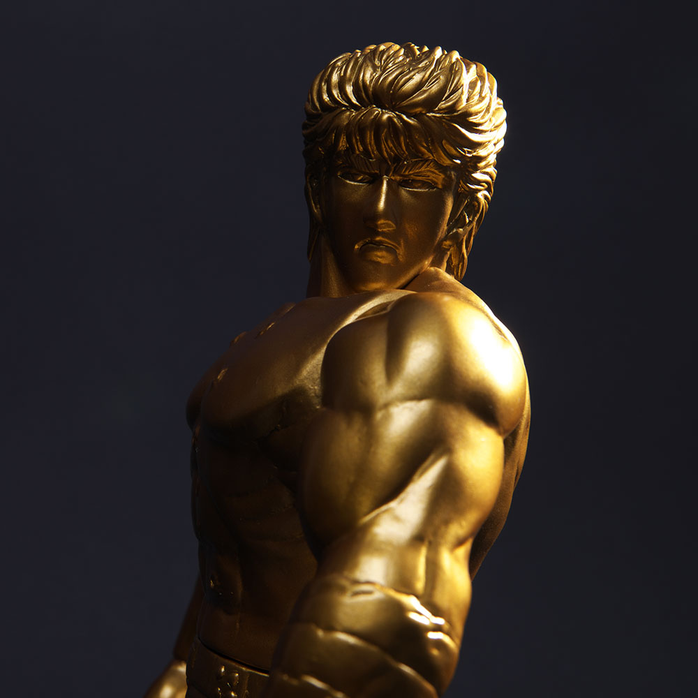 【完品】 北斗の拳 ケンシロウ ビックワンクラフト ゴールドver. ソフビ】【ビックワンクラフト】北斗の拳 レトロソフビ ケンシロウ