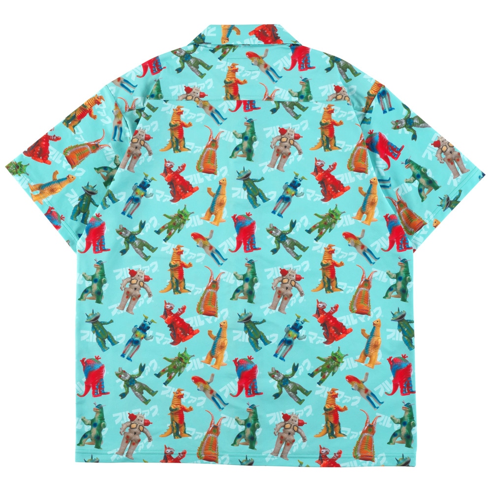 ブルマァク/怪獣総柄アロハシャツ｜墓場の画廊ONLINE STORE