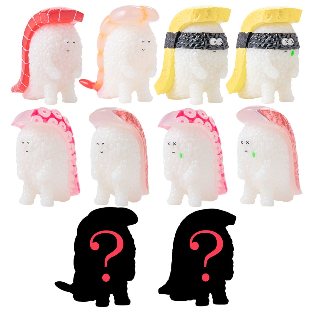 ソフビ/千値練/寿司怪獣 スシエルエー フィギュアコレクション4 HAPPY