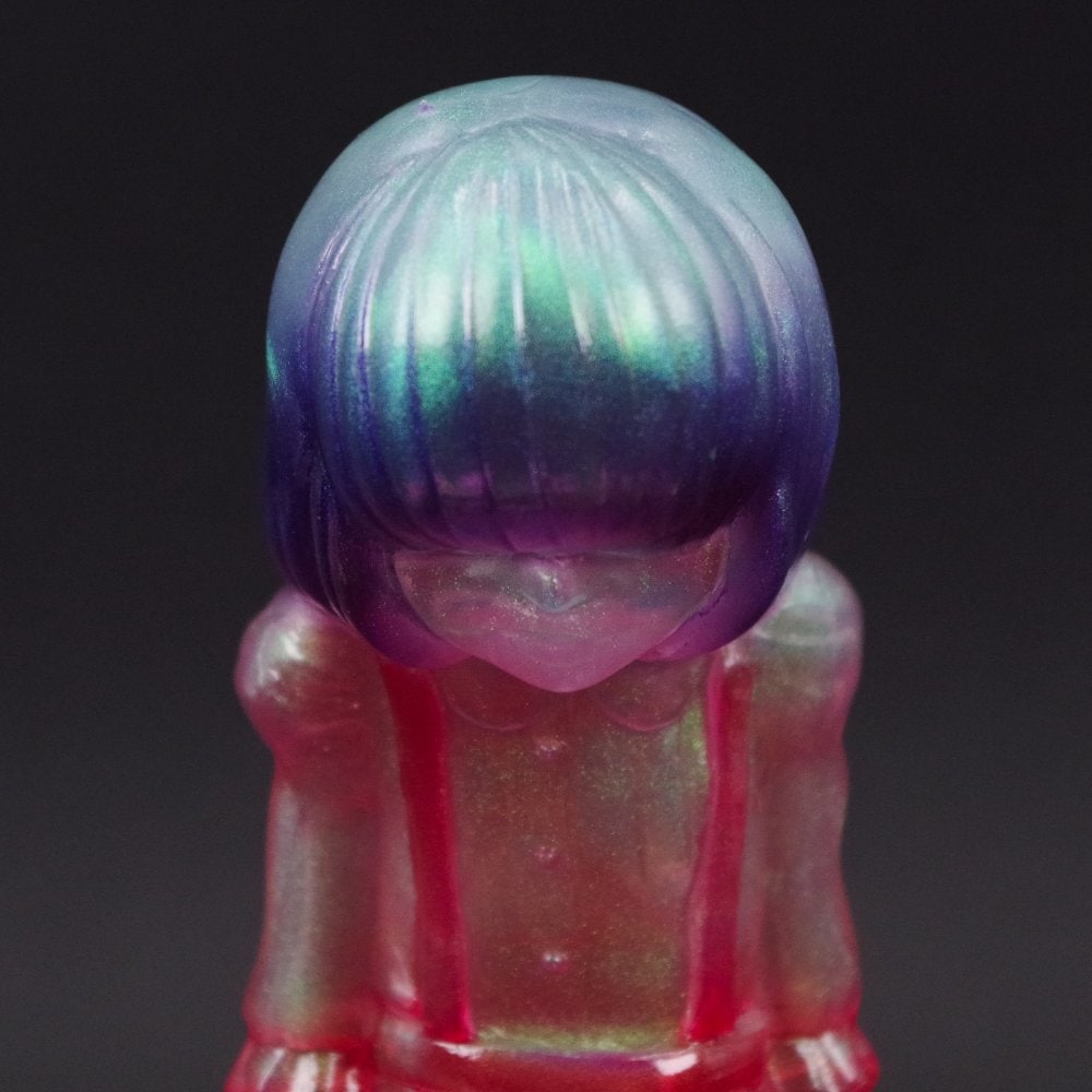 ヒカリトイズ HIKARI TOYS /トイレの花子さん/オーロラクリアー ソフビ/ヒカリトイズ HIKARI TOYS/トイレの花子さん/オーロラ