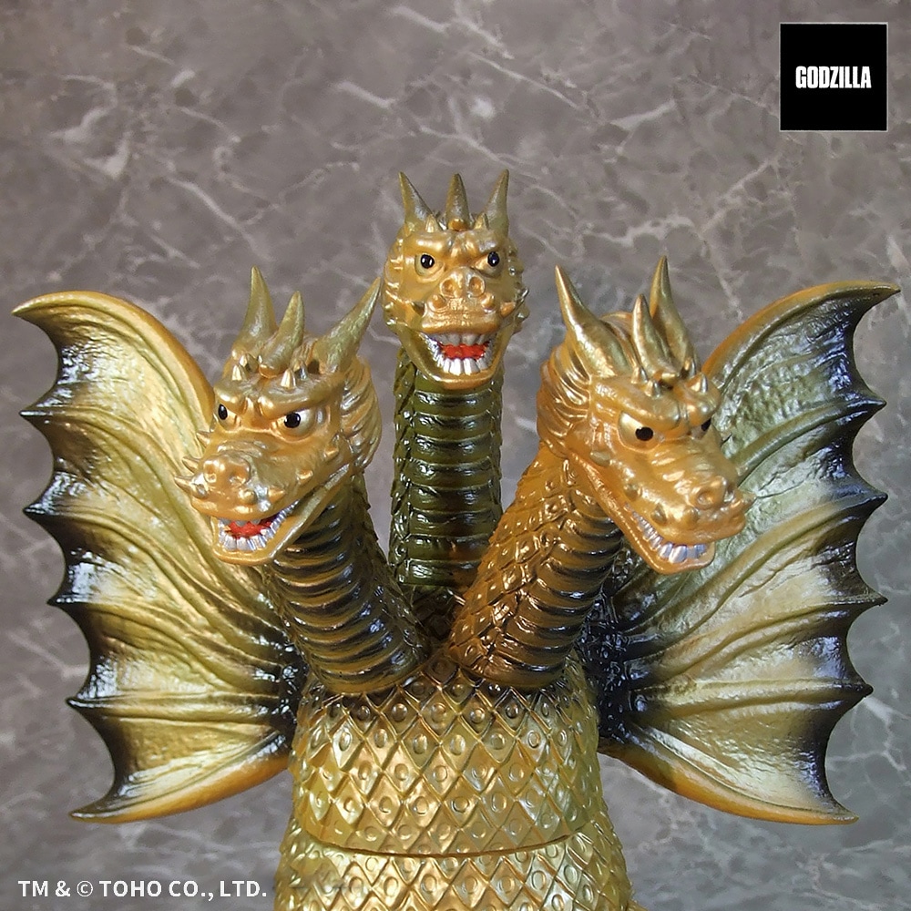 ソフビ/アート・ストーム/グレートザウルス キングギドラ｜墓場の画廊