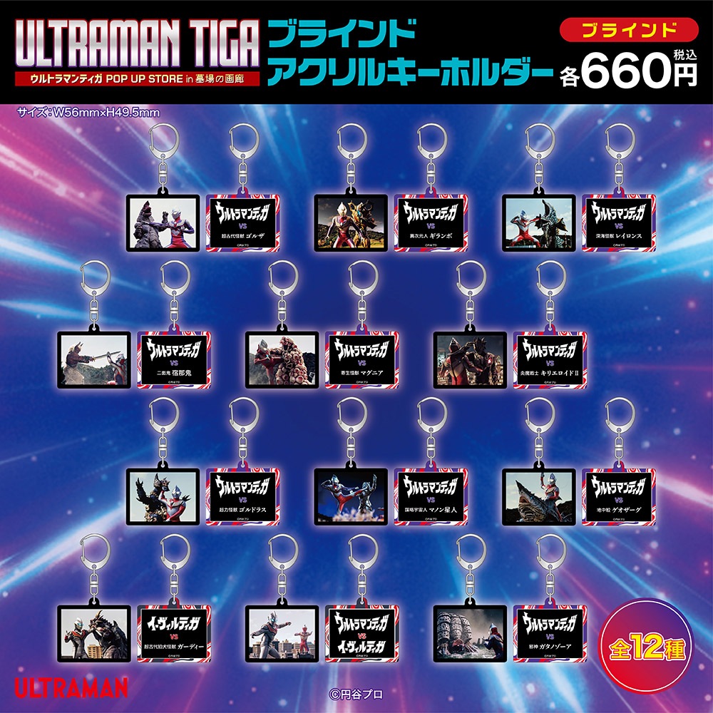 ウルトラマンティガ/ブラインドアクリルキーホルダー 全12種(単品販売