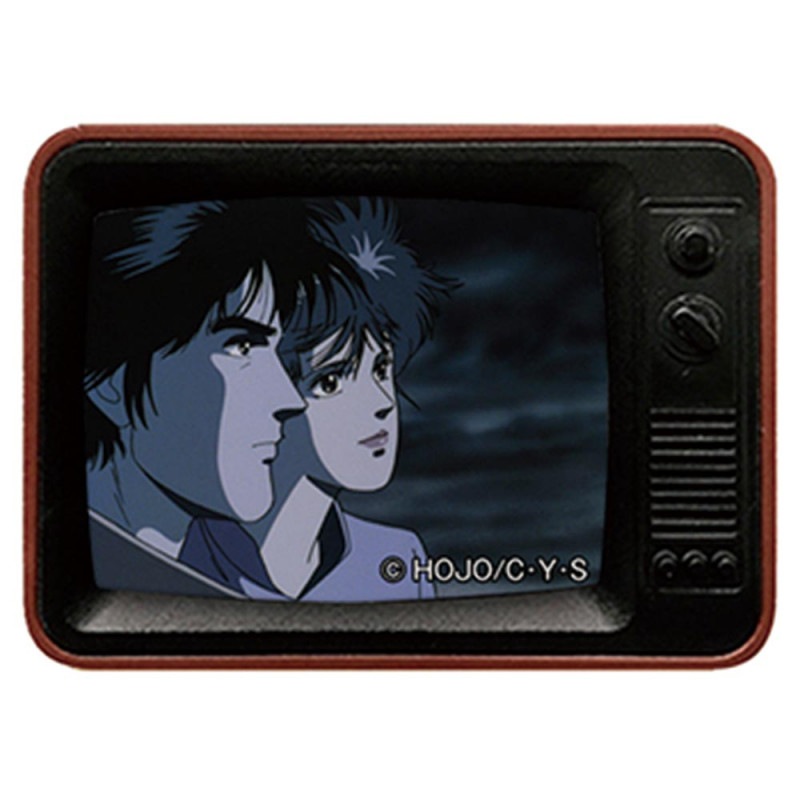 シティーハンター/エンディングTV型バッジ(アニメ版シティーハンター3