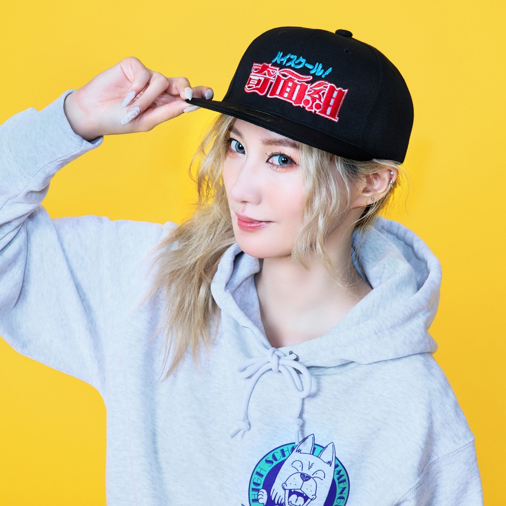 ハイスクール！奇面組/ベースボールキャップ/ブラック｜墓場の画廊