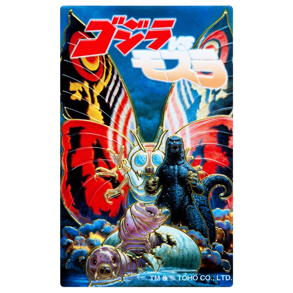モスラ/ゴジラVSモスラ 彫金ステッカー｜墓場の画廊ONLINE STORE