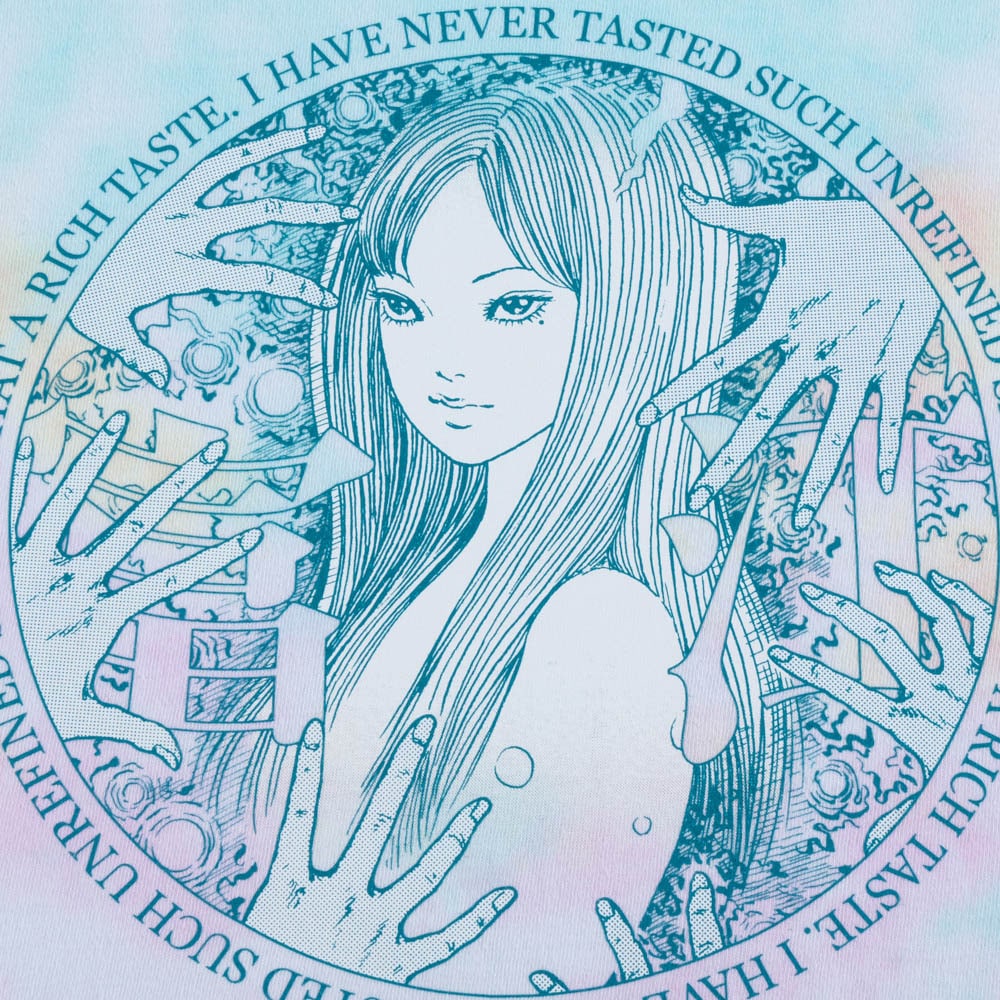 墓場の画廊 伊藤潤二 もろみ tシャツ タイダイ Mサイズ 伊藤潤二/もろみ Tシャツ/タイダイ｜墓場の画廊ONLINE STORE