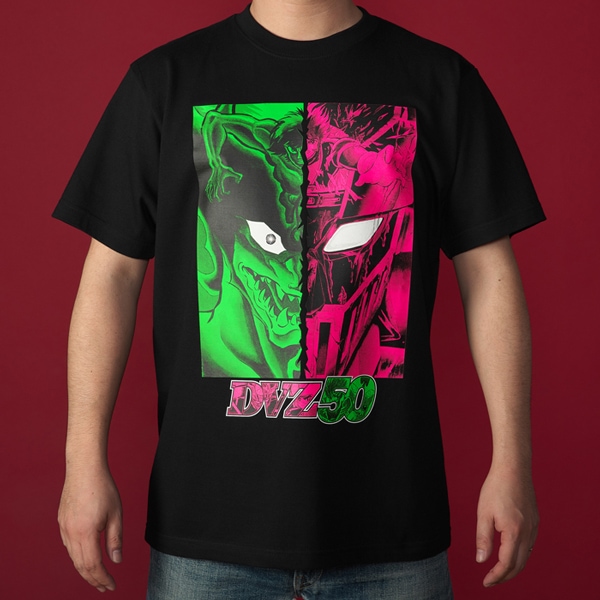 デビルマンvsマジンガーZ/DVZ50 Tシャツ /ブラック｜墓場の画廊