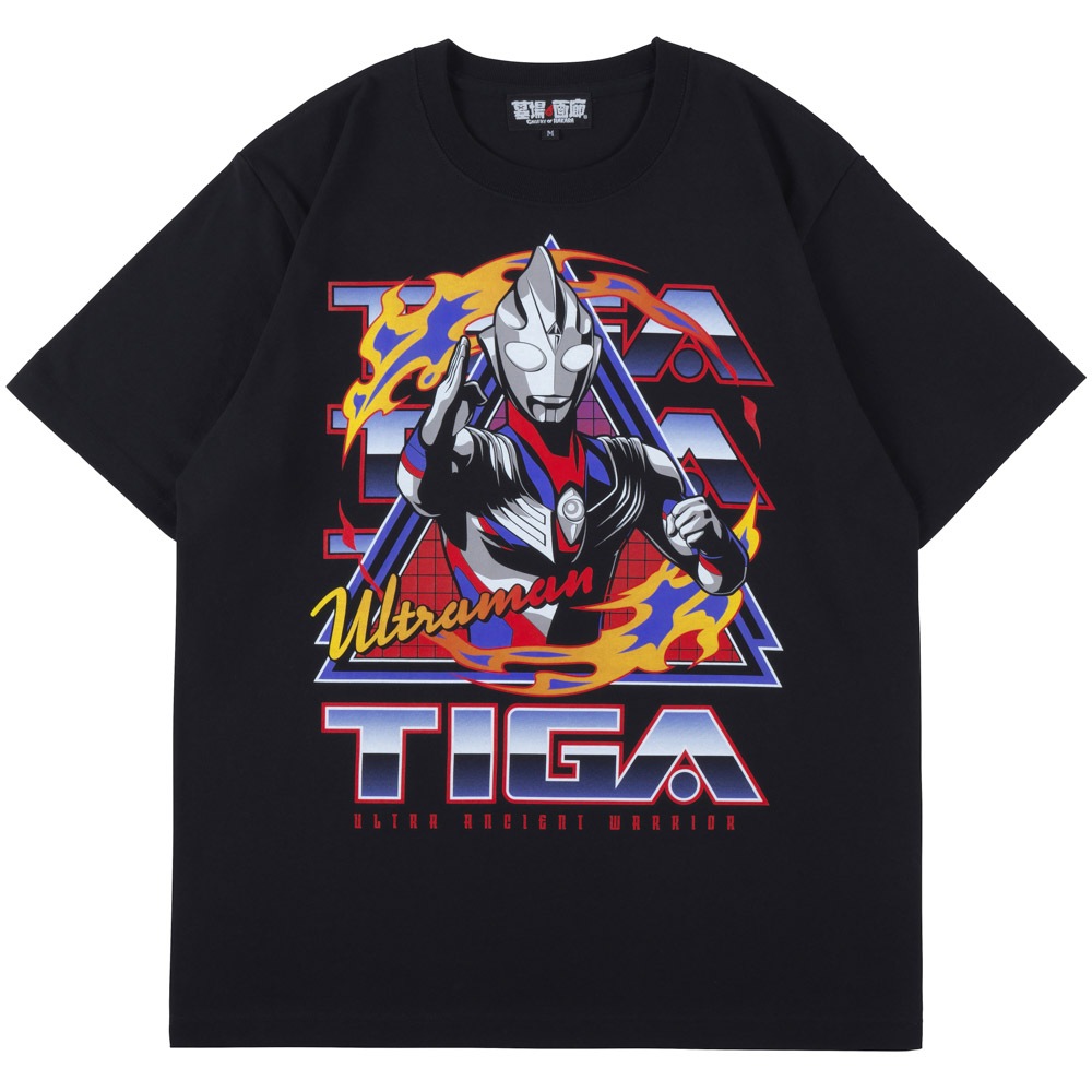 ウルトラマンティガ/Tシャツ/ブラック｜墓場の画廊ONLINE STORE