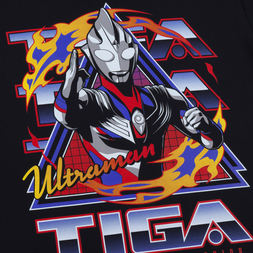 ウルトラマンティガ/Tシャツ/ブラック｜墓場の画廊ONLINE STORE