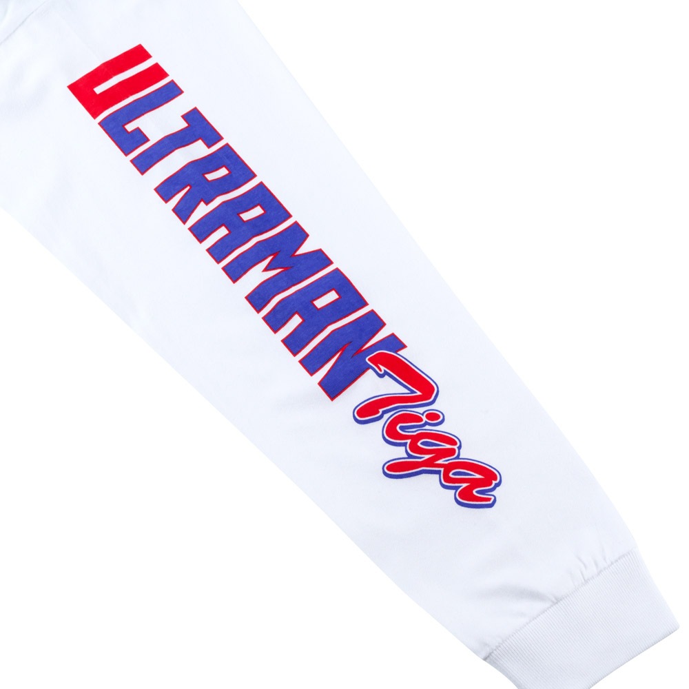 ウルトラマンティガ/ロングスリーブTシャツ/ホワイト｜墓場の画廊