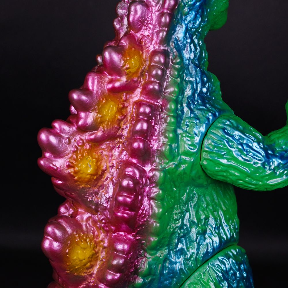 【ソフビ】【ブルマァク BULLMARK】 ゴジラ50 グリーン ソフビ】【ブルマァク】ゴジラ50（グリーン）/BULLMARK