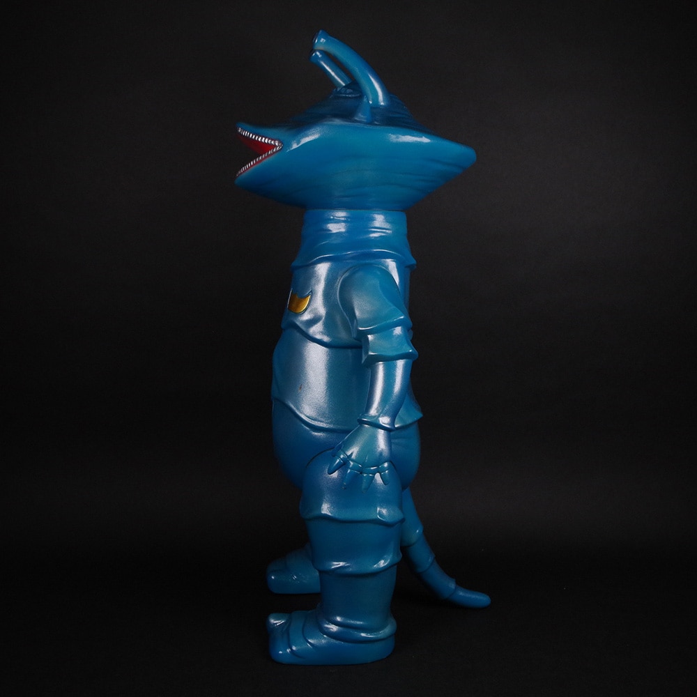 ブルマァク BULLMARK/ソフビ/大カネゴン パールレトロブルー｜墓場の