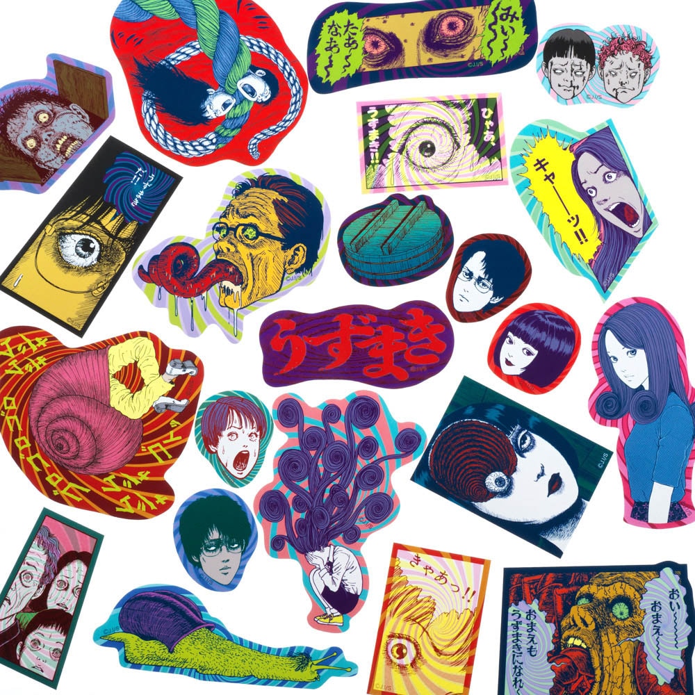 伊藤潤二/フレークシール｜墓場の画廊ONLINE STORE