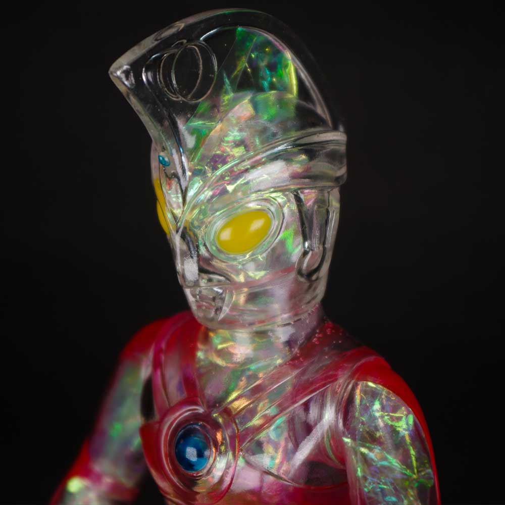 i*️様 ブルマァク オーロラカラー ウルトラマンA ソフビ フィギュア 墓場の ソフビ】【ブルマァク】Pウルトラマンエース（オーロラカラー
