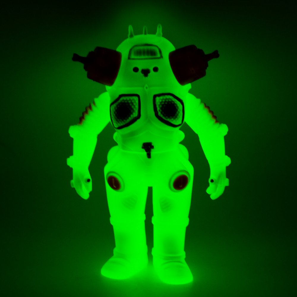 ソフビ/ブルマァク BULLMARK/ウルトラセブン/キングジョー/蓄光ブルー