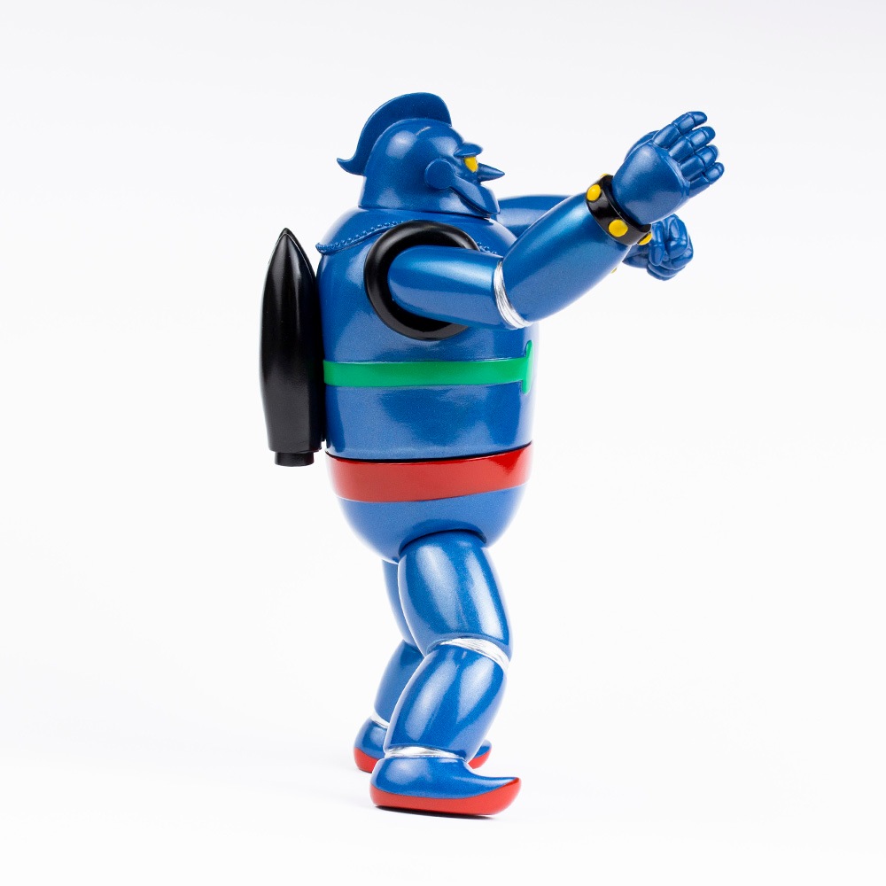 ケローネン ソフビ ブルー ソフビ】【シカルナ工房】鉄人28号（中期版）ブルーメタリック