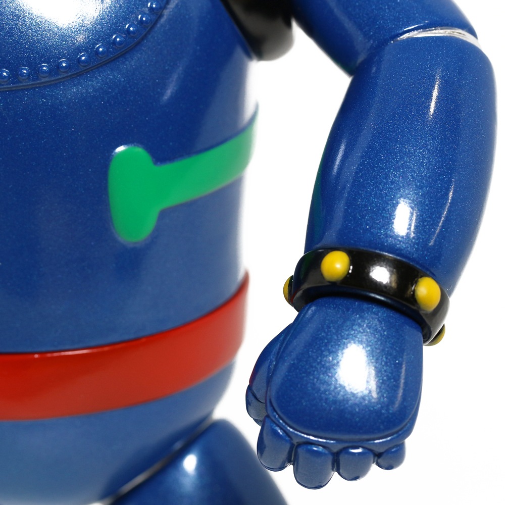 ソフビ】【シカルナ工房】鉄人28号（中期版）ブルーメタリック