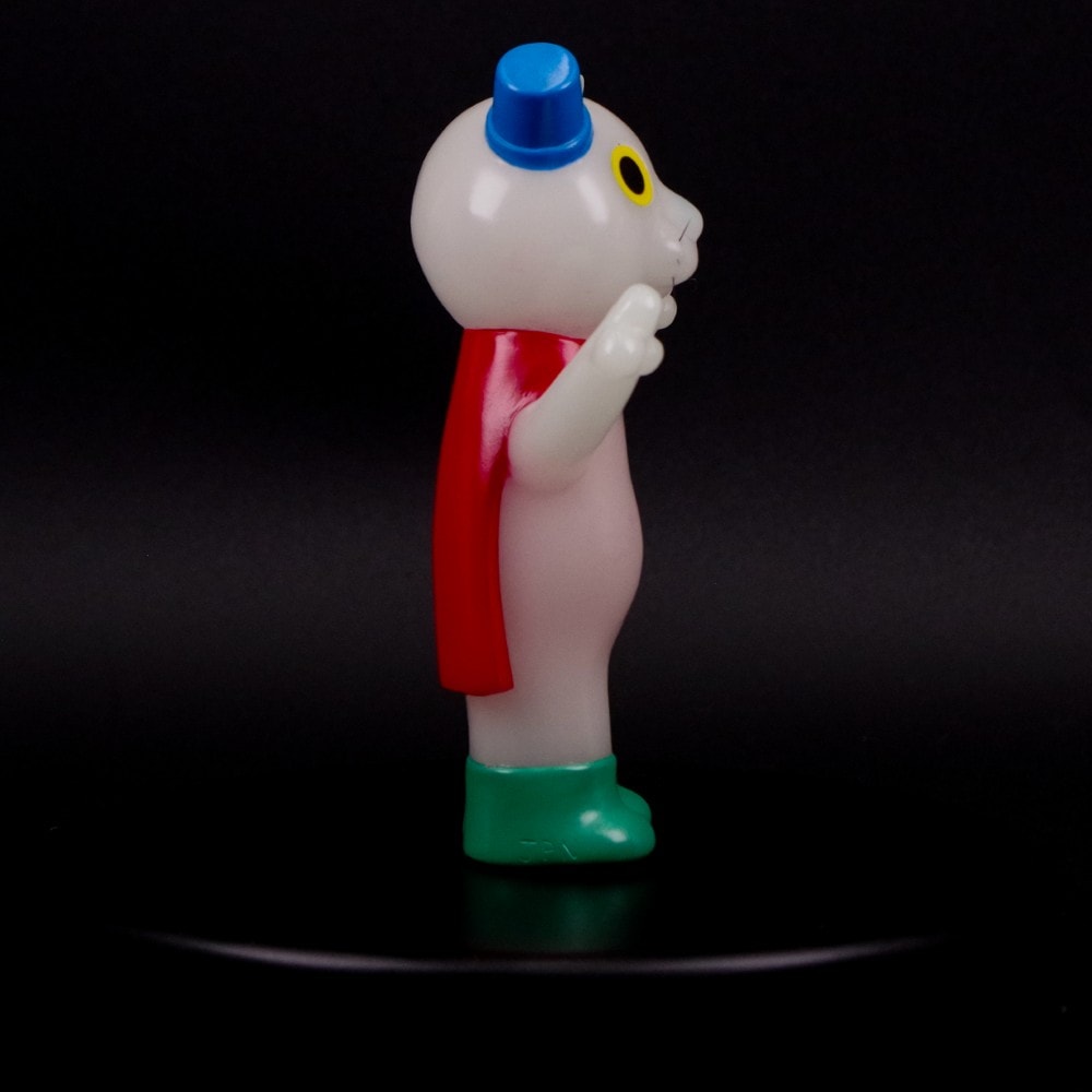 ソフビ/駄玩具堂/DAGANGUDO FINGER PUPPETSクツネコ(GID)｜墓場の画廊