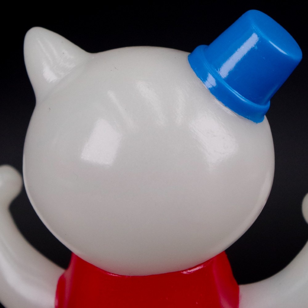 ソフビ/駄玩具堂/DAGANGUDO FINGER PUPPETSクツネコ(GID)｜墓場の画廊
