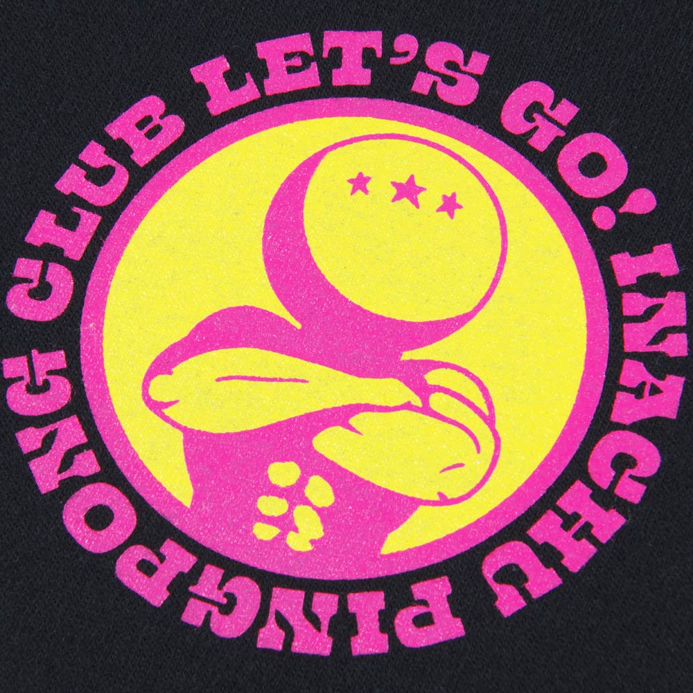 行け!稲中卓球部/ピンポンマン Tシャツ/ブラック｜墓場の画廊