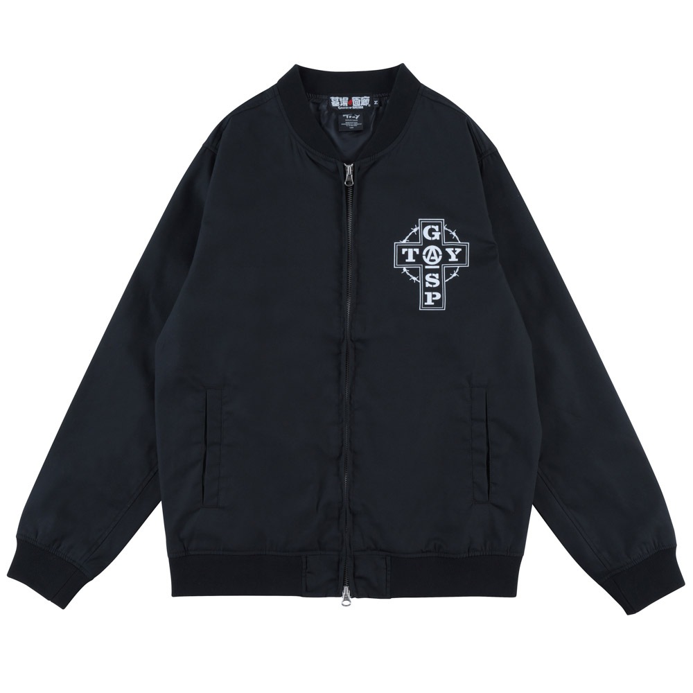 TO-Y/GASP ジップアップジャケット/ブラック｜墓場の画廊ONLINE STORE