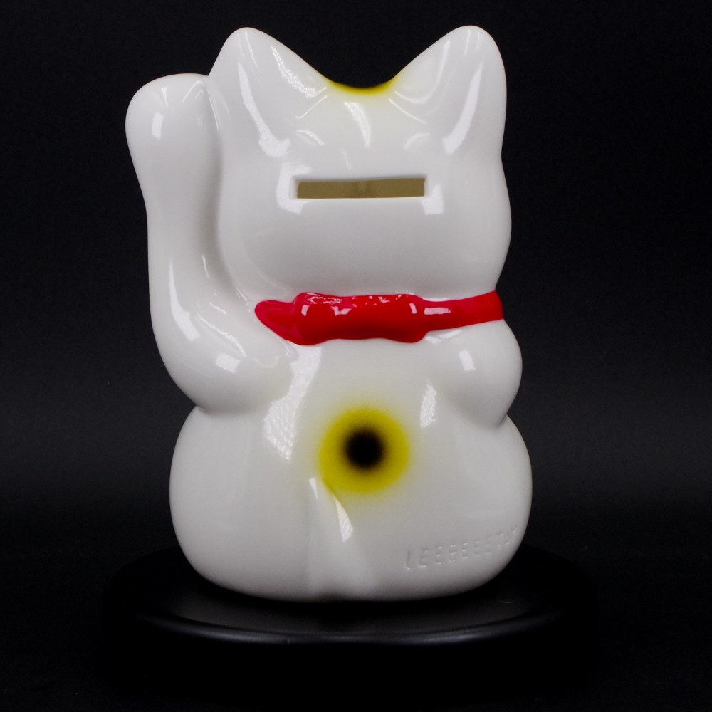 【LOEFF】招き猫【ホワイト】 井上祐希 for LOEFF MANEKI NEKO 白磁 | 1F Store