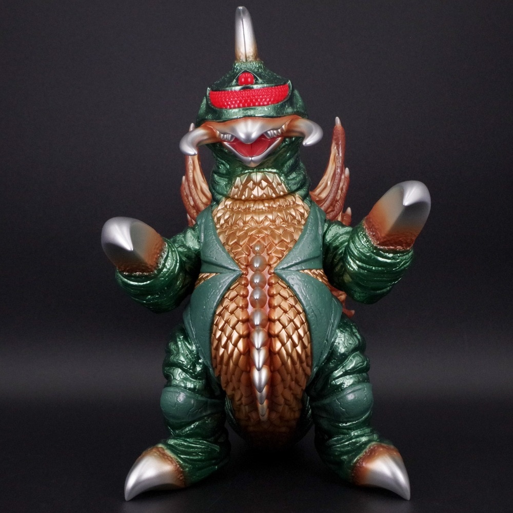 昭和ゴジラ・バラゴン・メガロ・ガイガン・メカゴジラ他（バンダイ）ソフビ６体セット ソフビ/KAIJU SMUGGLER/ゴジラ対メガロ/ガイガン※飛びメガロ付き｜墓場