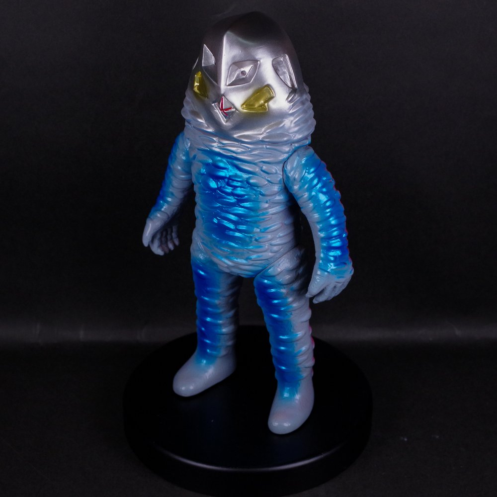 ソフビ/ブルマァク BULLMARK/ザラブ星人/メタリックブルー｜墓場の画廊