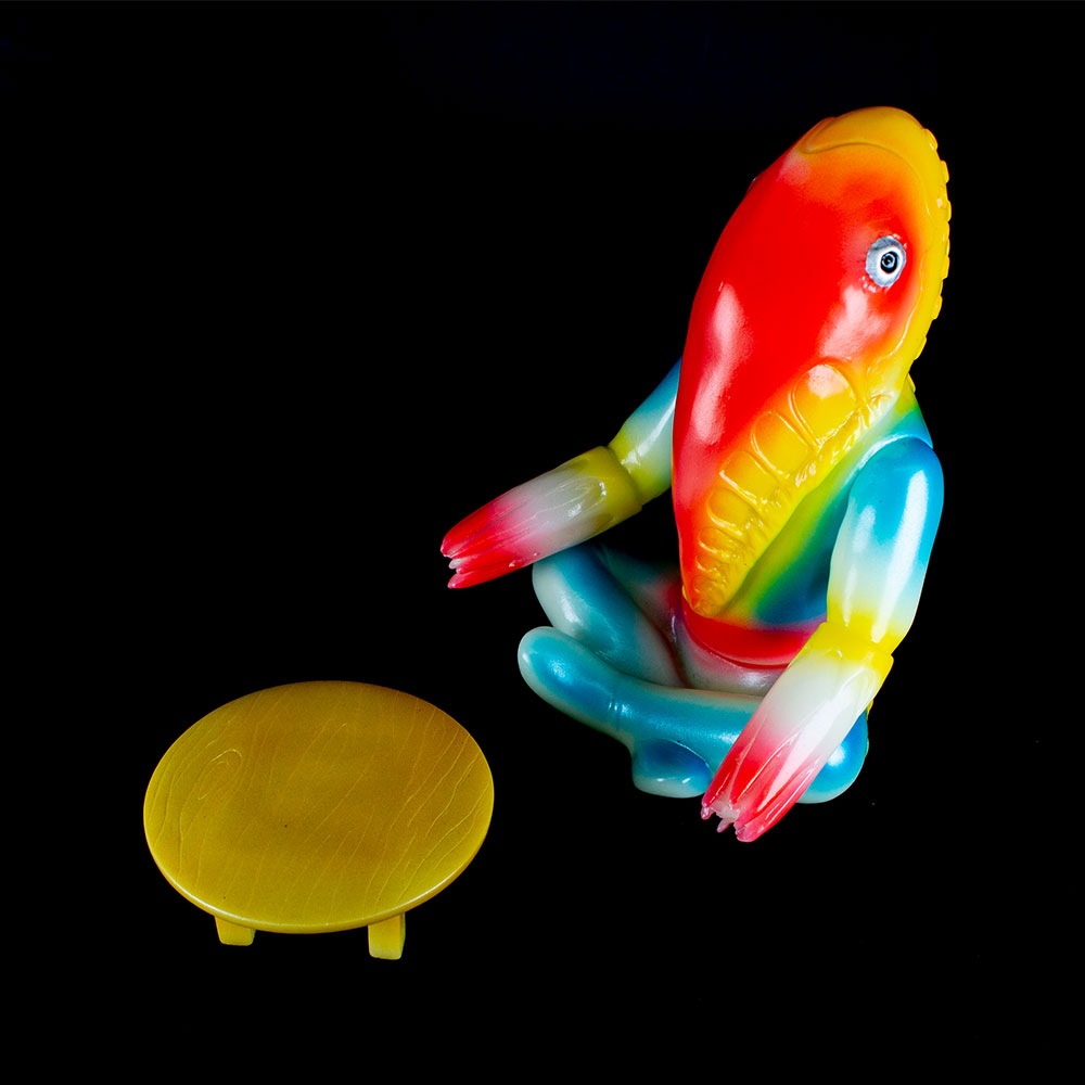 【ブルマァク BULLMARK】/メトロン星人/メタリック ブルマァク BULLMARK/ソフビ /メトロン星人/メタリック｜墓場の