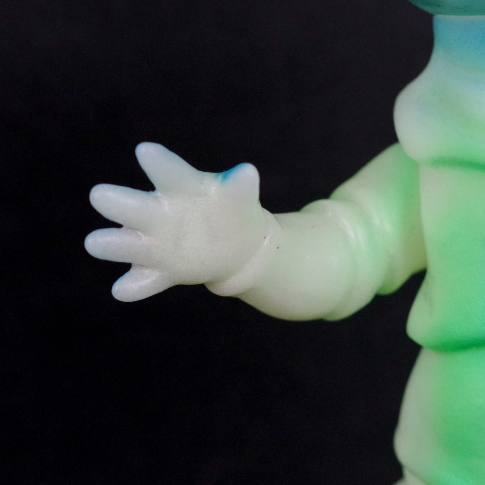 ソフビ/ブルマァク BULLMARK/リトルカネゴン/蓄光グリーン｜墓場の画廊