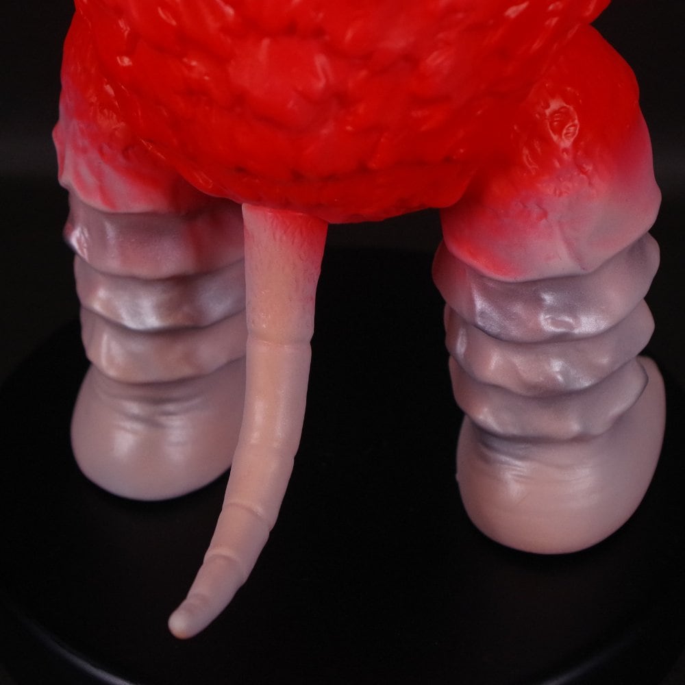 ソフビ/ブルマァク BULLMARK/ウルトラマン/風船付きピグモン/赤｜墓場