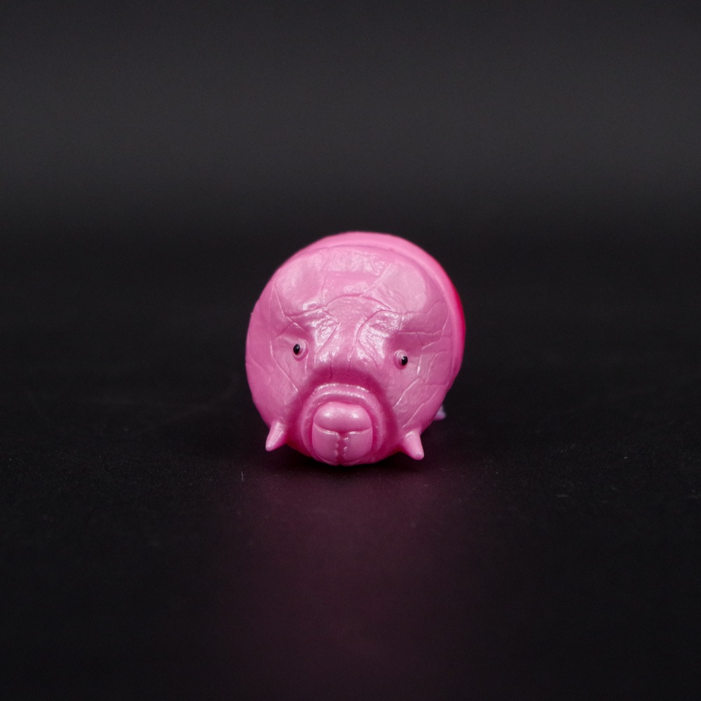 ソフビ/ブルマァク BULLMARK/ミニモスラ幼虫/ピンク｜墓場の画廊ONLINE