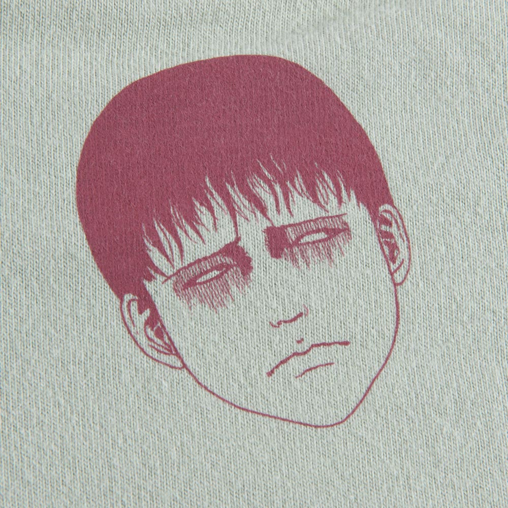 伊藤潤二/双一 CAKE Tシャツ/セージグリーン｜墓場の画廊ONLINE
