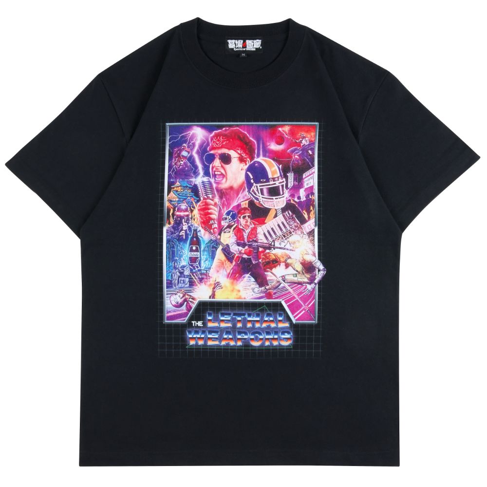 【新品】ザ・リーサルウェポンズ★黒Tシャツ　サイズM ザ・リーサルウェポンズ/ターゲットTシャツ/カラー：黒｜墓場の