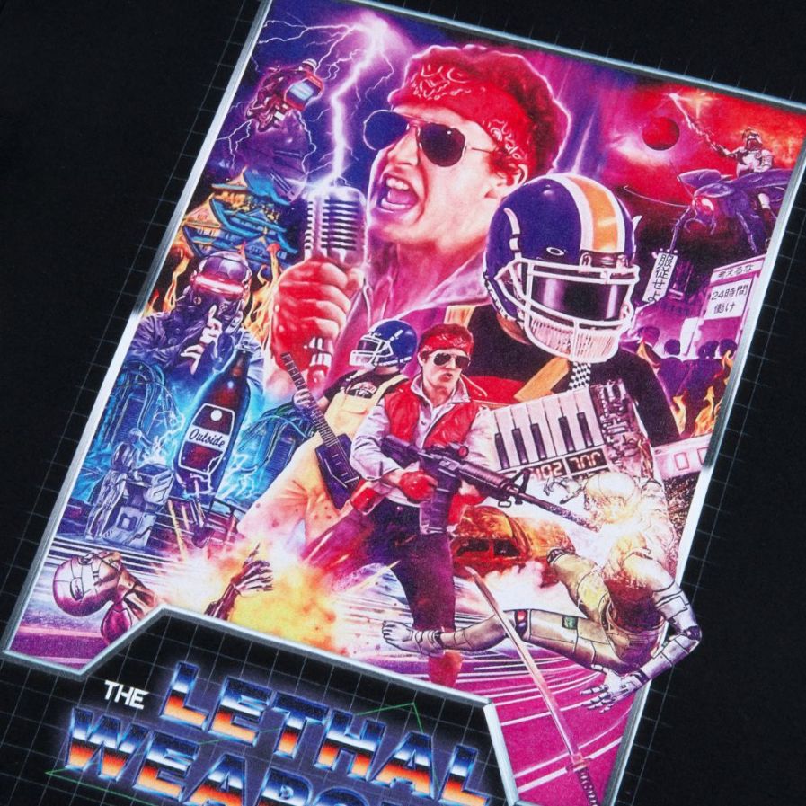 【新品】ザ・リーサルウェポンズ★黒Tシャツ　サイズM ザ・リーサルウェポンズ/ターゲットTシャツ/カラー：黒｜墓場の