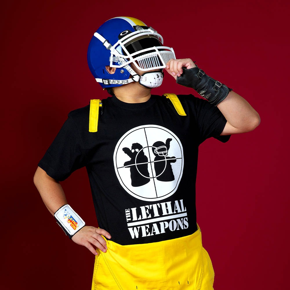 ザ・リーサルウェポンズ/ターゲットTシャツ/カラー：黒｜墓場の