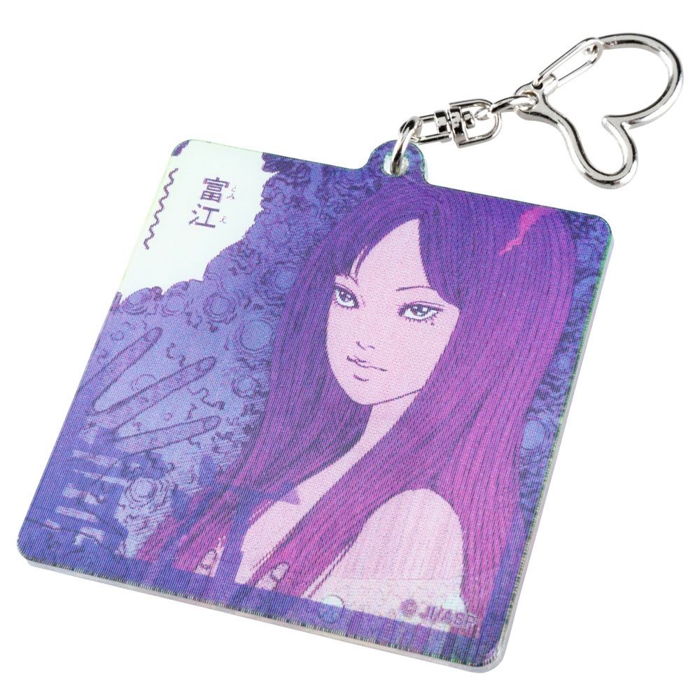 伊藤潤二/富江 レンチキュラーキーホルダー｜墓場の画廊ONLINE STORE
