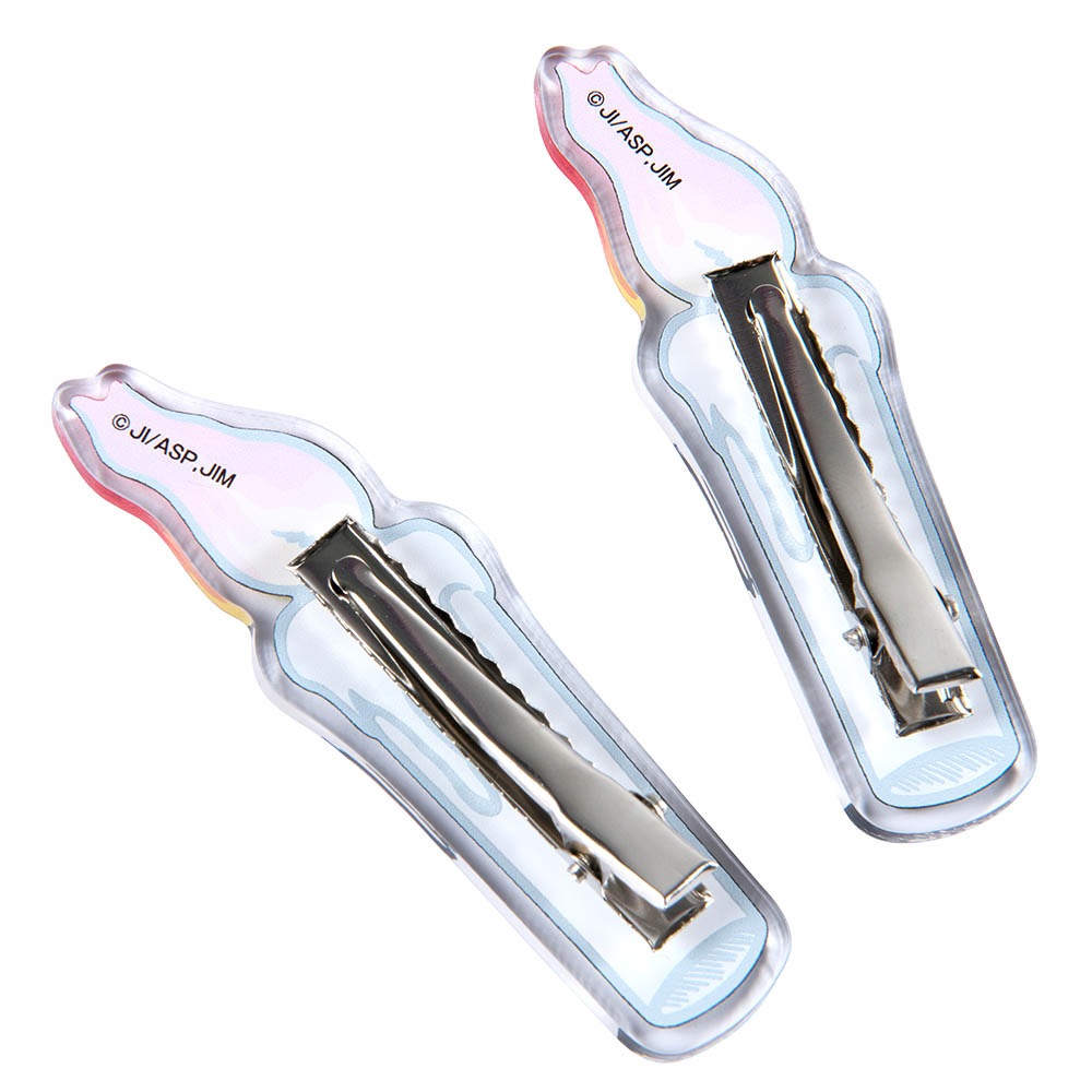 伊藤潤二/双一セット（ロウソク型ヘアクリップ2個 & 藁人形アクリル